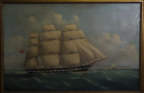 Frederick Tudgay, A Blackwall frigate off the Cape