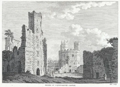 Daniel Lerpinière, Inside Of Caernarvon Castle