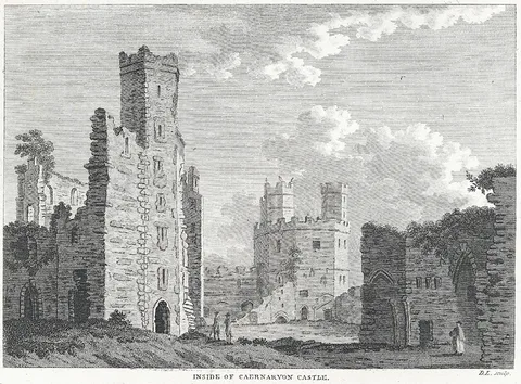 Daniel Lerpinière, Inside of Caernarvon Castle