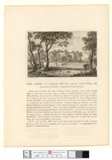 Daniel Lerpinière, The Abbey of Valle Crucis, Llan Egwiste, or Llanegwast, Denbeighshire