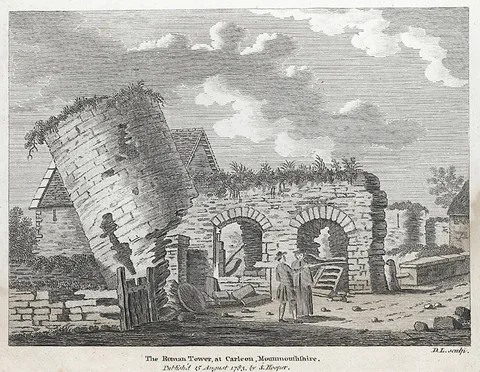 Daniel Lerpinière, The Roman tower at Caerleon, Monmouthshire