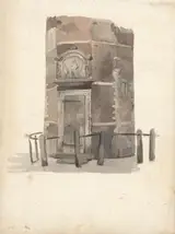 Johan Adolph Rust, Poortje van het gilde in de St. Anthoniswaag, Amsterdam