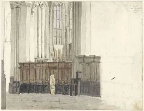 Johan Adolph Rust, Drapenierskapel in de Nieuwe Kerk te Amsterdam