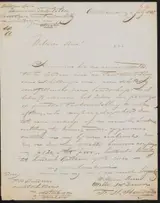Frederik Hendrik Hendriks, Brief aan de heer Lampsins van der Velden, secretaris van de commissie van de Tentoonstelling van Levende Meesters in Utrecht