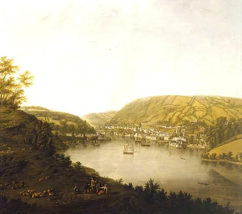 William Tomkins, A View of Kingswear, Devon