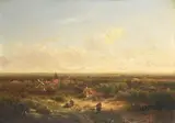 Pieter Kluyver, Distant View with a Village