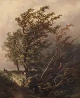 Pieter Kluyver, Trees in Stormy Weather