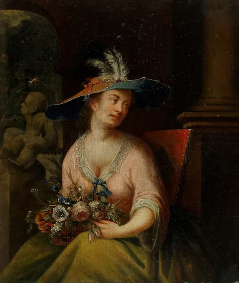 Melchior Brassauw, Lady with flowers