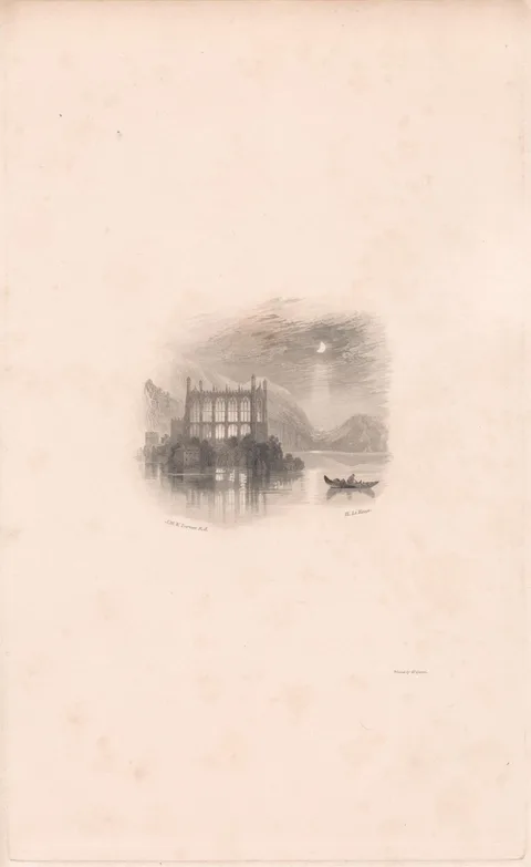 Henry Le Keux, St. Herbert's Chapel