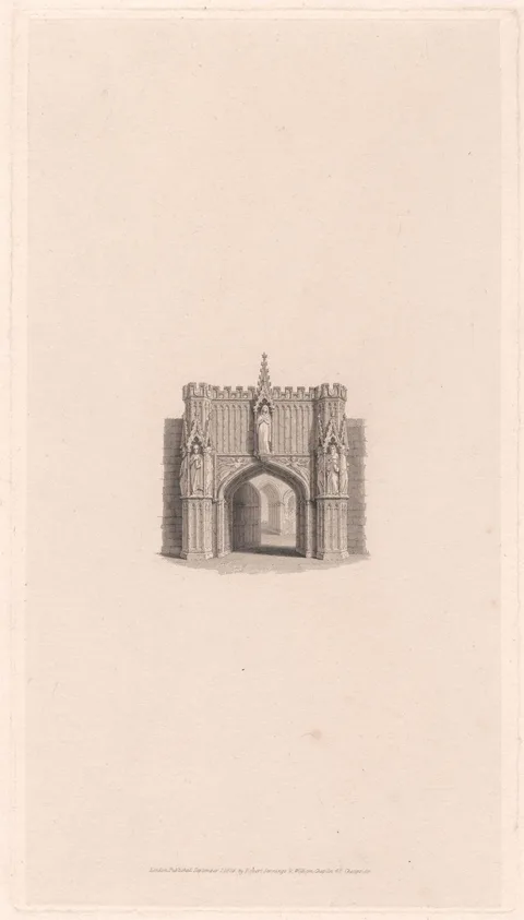 Henry Le Keux, A Convent Gate