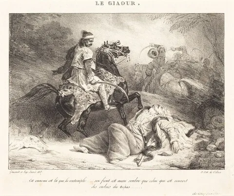 Eugène Lami, Le Giaour (The Infidel)