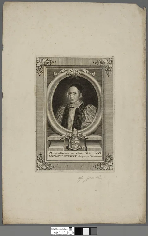 David Loggan, Reverendissimus in Christo Pater D.D. Gulielmus Sancroft Archiepiscopus Cantuariensis