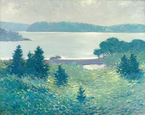Dwight Blaney, View from Ironbound Island to Frenchman