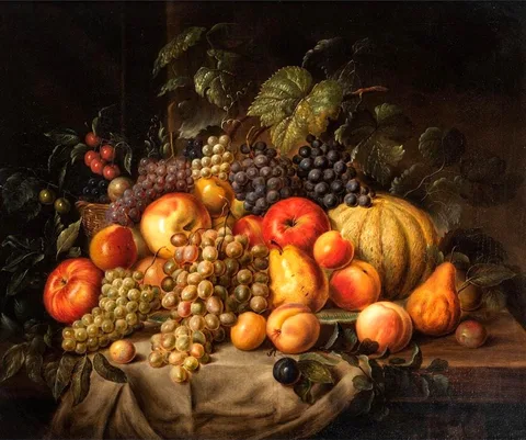Frederick Batcheller, Still Life with Fruit