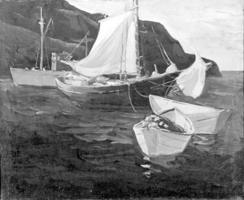 Eric Hudson, Fishing Boats, Monhegan