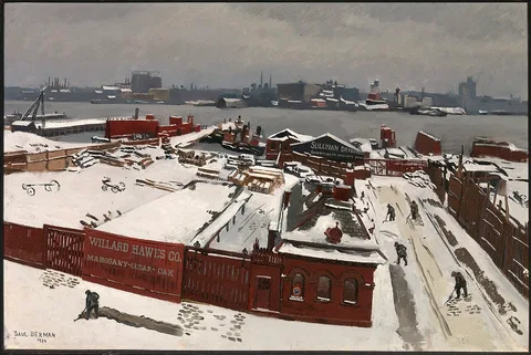 Saul Berman, River Front