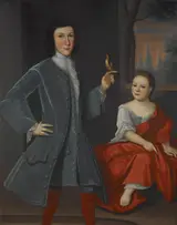 Gerardus Duyckinck I, Franks Children with Bird