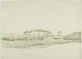 John Downman A.R.A, Raffaelle's Villa Medici, Rome