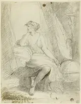 R.A. John Hoppner, Seated Woman