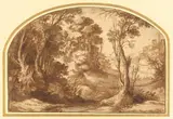 Hermann van Swanevelt, Pool at the Edge of a Wood
