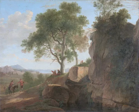Hermann van Swanevelt, Italian landscape
