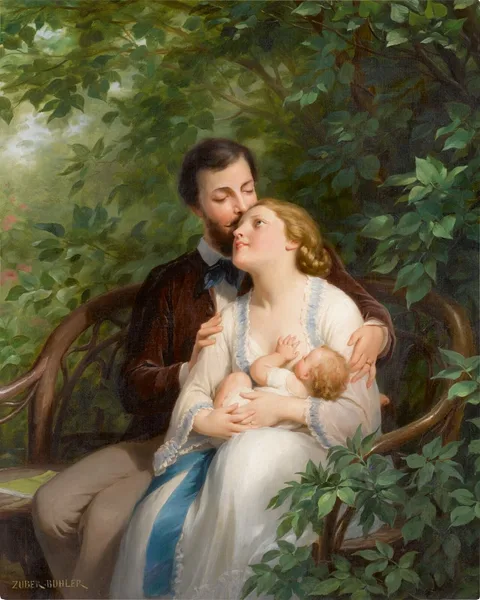 Fritz Zuber-Buhler, Feeding the Baby