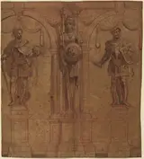 Theodoor van Thulden, Rudolf I and Albert I with Pallas