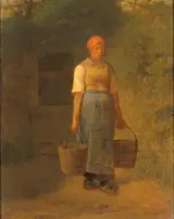 Jean F. Millet, Girl carrying Water