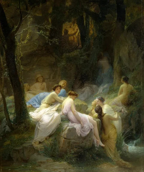 Charles Jalabert, Nymphs Listening to the Songs of Orpheus