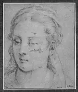 Carletto Caliari, Head of a woman