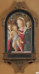 Pseudo Pier Francesco Fiorentino, Virgin and Child with Two Angel