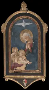 Pseudo Pier Francesco Fiorentino, Virgin Adoring the Child Supported by Angel