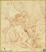 Giuseppe Bartolomeo Chiari attribuito, Study