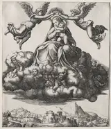 Maestro del dado, The Virgin in Glory