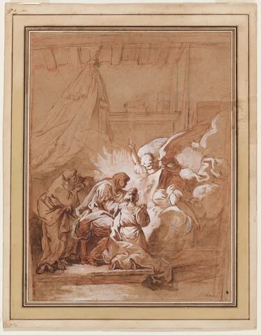 Jean-Baptiste Deshays, The Education of the Virgin