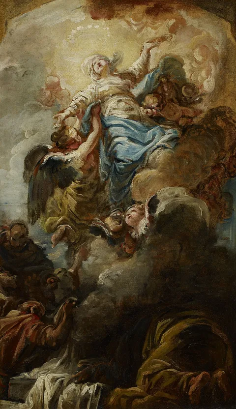 Jean-Baptiste Deshays, Study for the Assumption of the Virgin