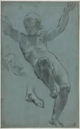 detto il Cigoli Ludovico Cardi, Study of a Youth for the Loggia of Cupid and Psyche