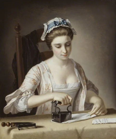 Henry Morland, A Laundry Maid Ironing