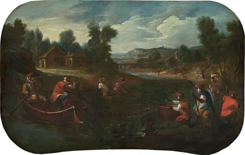 Christophe Huet, Singerie: The Fishermen