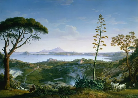Philipp Jakob Hackert, View of the Gulf of Pozzuoli from Solfatara