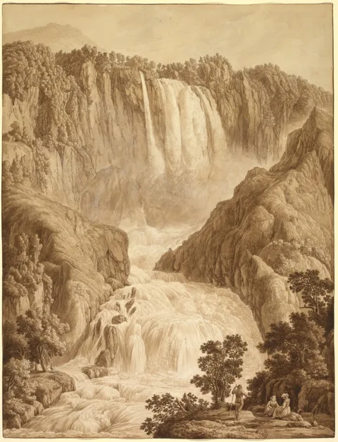 Philipp Jakob Hackert, The Waterfall of Marmore at Terni