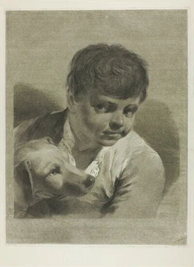 Marco Pitteri, A Boy with a Dog
