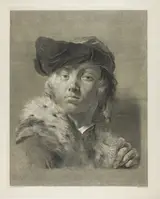 Marco Pitteri, Bust of a Young Man with a Fur-Collared Coat