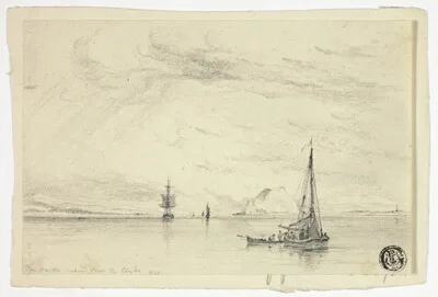 Anthony Copley Fielding, Dunbarton Looking from the Clyde