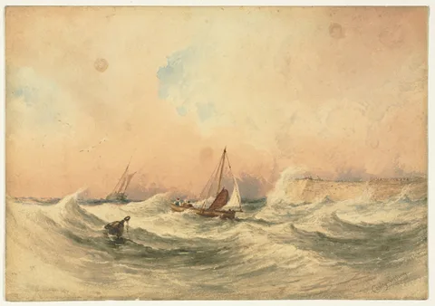 Anthony Copley Fielding, Marine