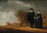 Frans de Hulst, Burgomaster Cornelis Damasz. van der Gracht and his Wife, Jopken Jacobs, in a Landscape