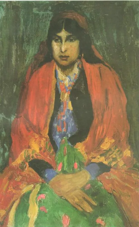 Boris Anisfeld, Gypsy Woman. A Study