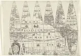 Petrus Kaerius, Globesegmenten van een stuk van het noordelijk halfrond