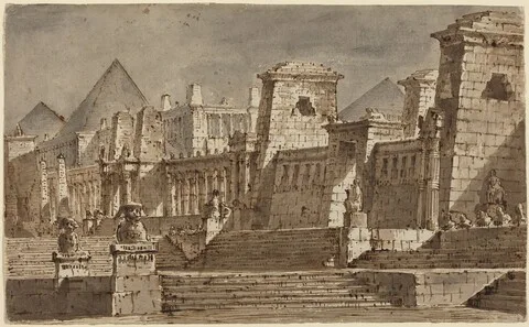 Pietro Gonzaga, An Egyptian Stage Design