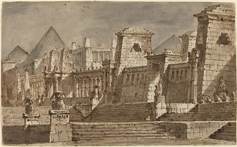 Pietro Gonzaga, An Egyptian Stage Design